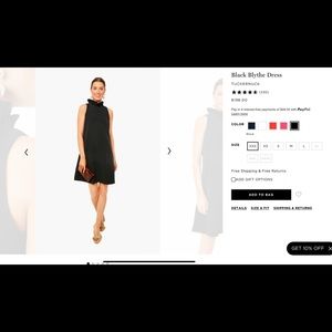 TUCKERNUCK 	black dress (S)